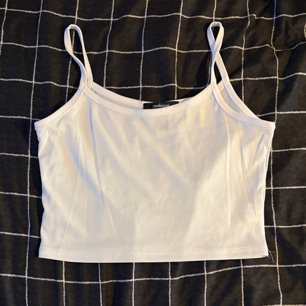 Ambiance White Camisole Top